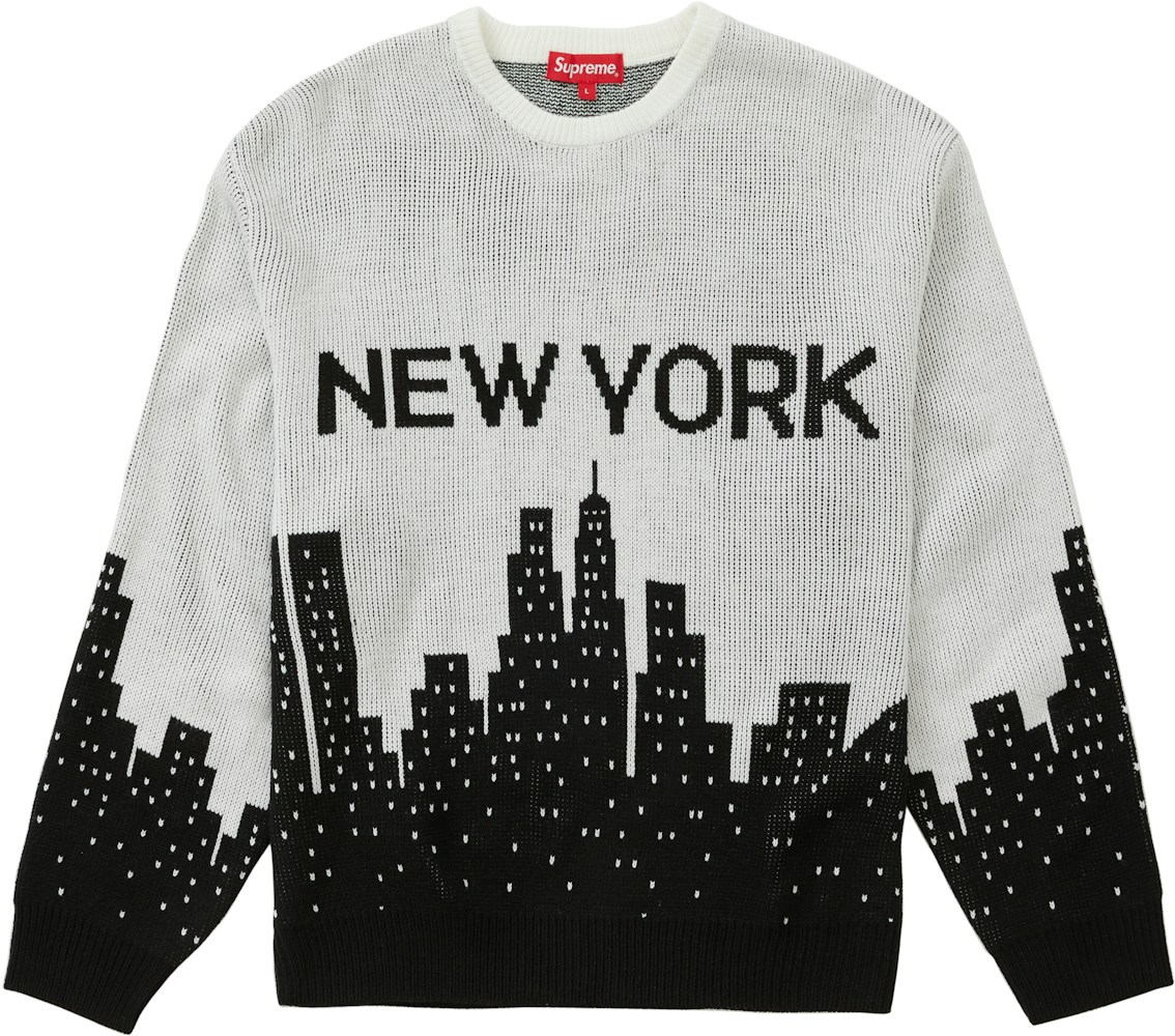 Supreme New York Sweater White - SS20