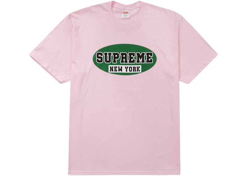 Supreme New York Tee Light Pink Men's - SS23 - US