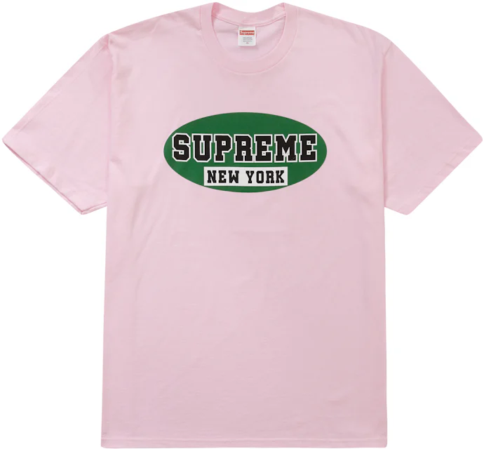 Supreme New York Tee Light Pink Men's - SS23 - US