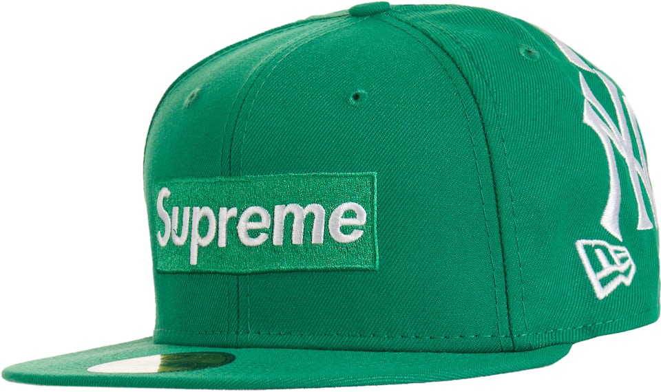 Supreme Monogram Box Logo New Era- Green