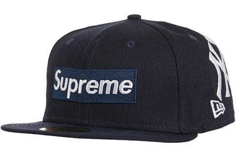 Yankees Supreme New Supreme New York Yankees Box Logo New Era Navy
