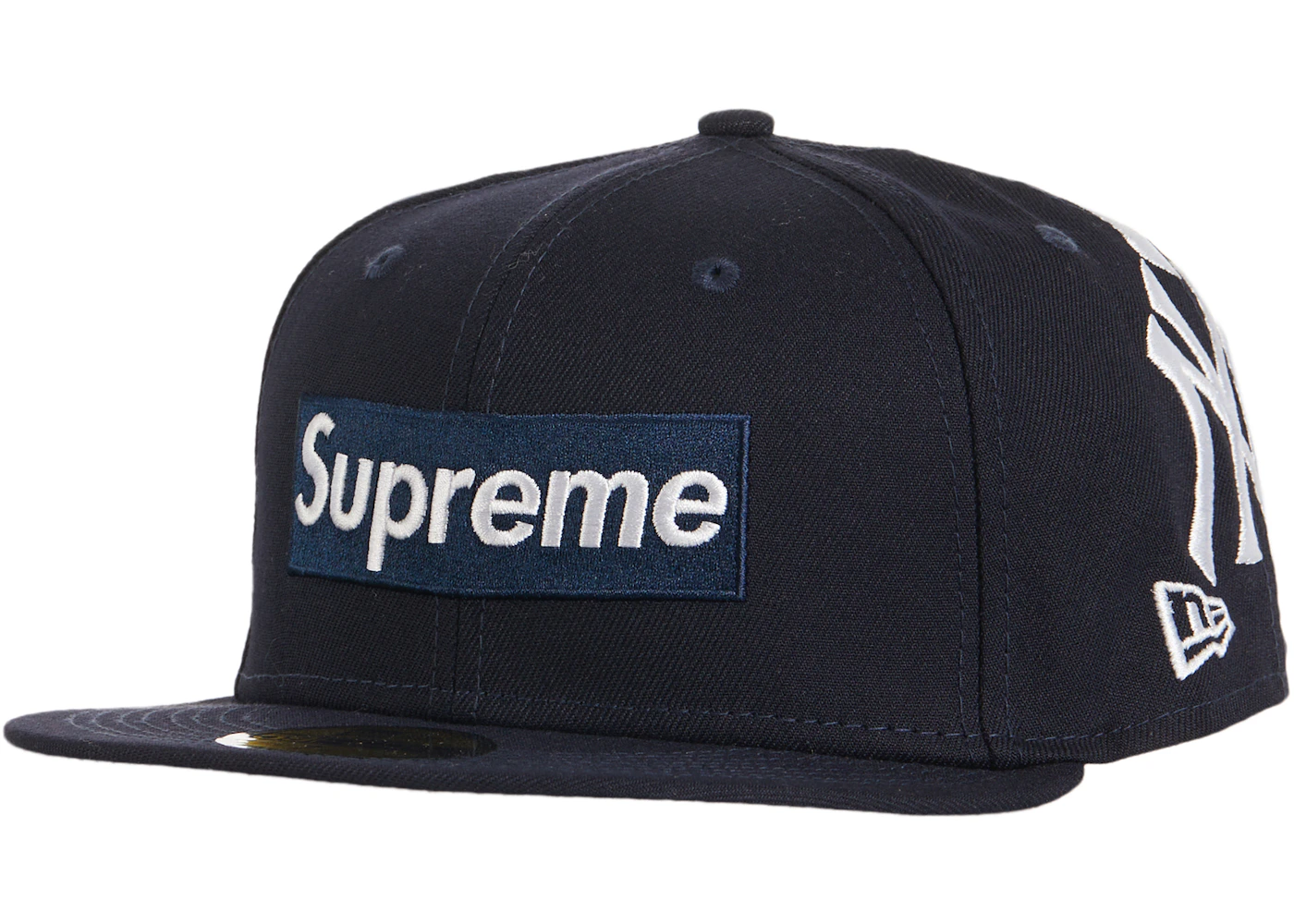 Supreme New York Yankees Box Logo New Era Navy - FW21 - US