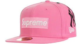 Supreme New York Yankees Box Logo New Era Pink