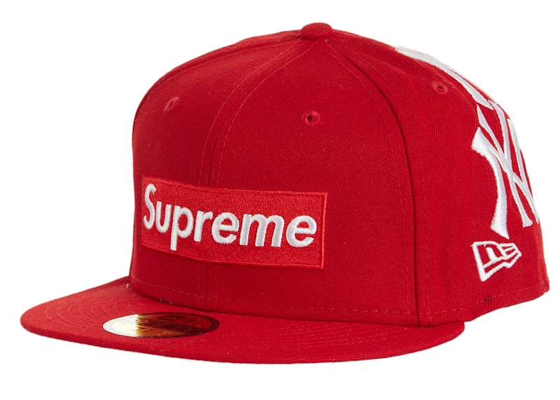 Supreme New York Yankees Box Logo New Era Red - Wishupon