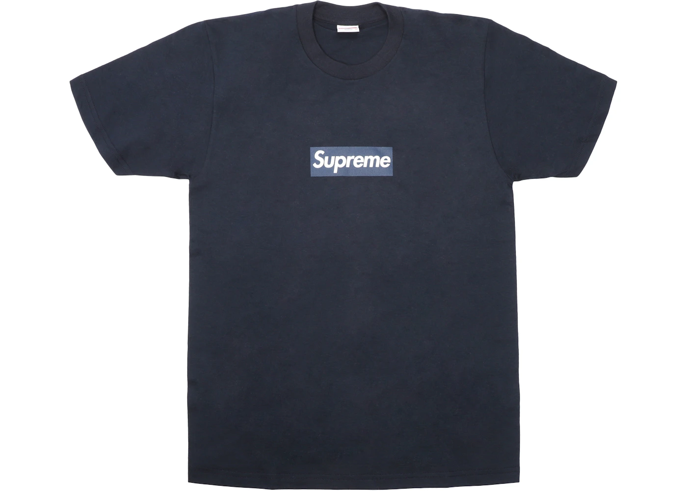 Supreme New York Yankees Box Logo Tee Navy