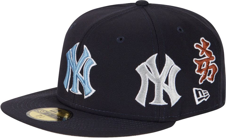 alleen Op de een of andere manier Opgetild Supreme New York Yankees Kanji New Era Fitted Hat Navy - FW22 - US