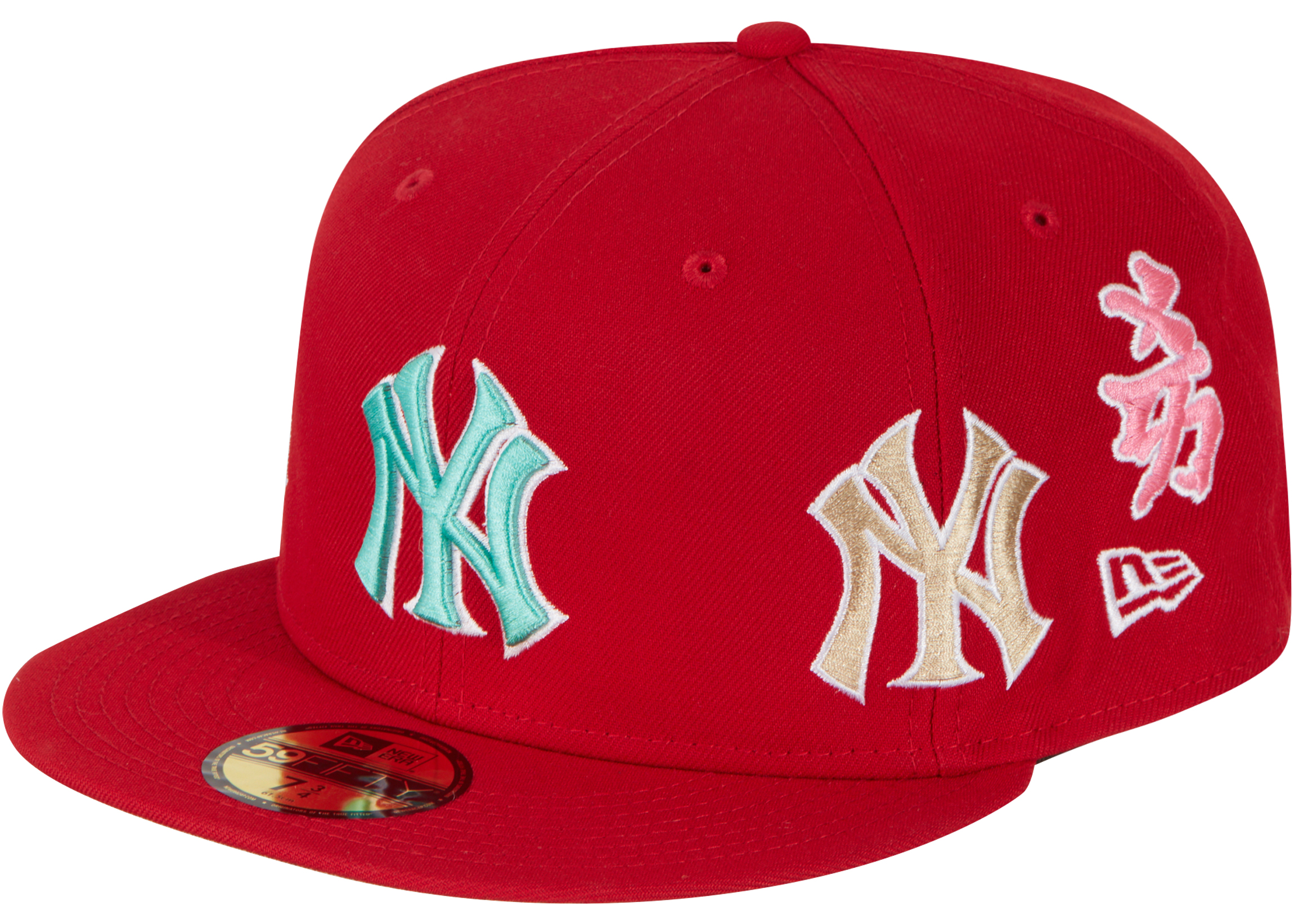 Supreme New York Yankees Kanji New Era Fitted Hat Red - FW22 - JP