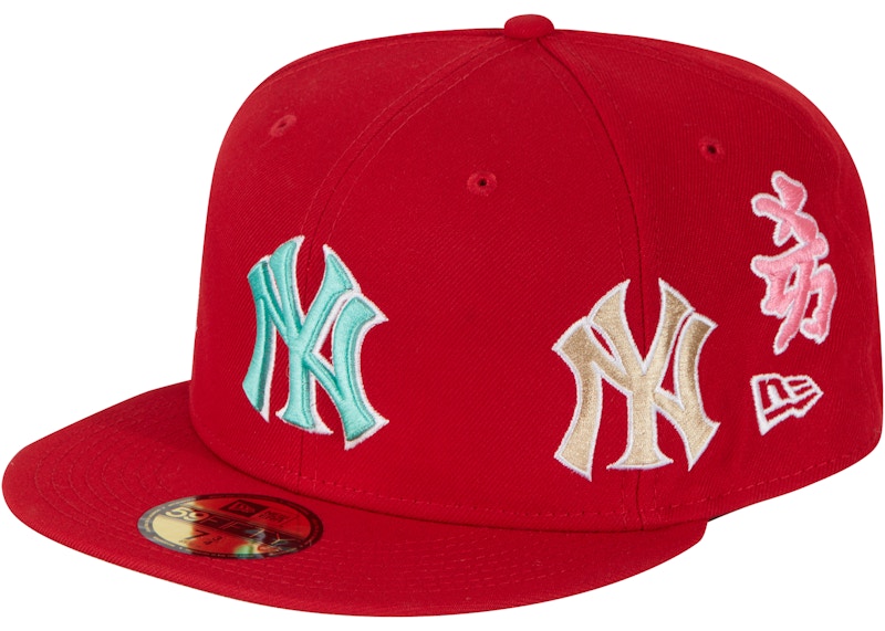 Supreme New York Yankees Kanji New Era Fitted Hat Red - FW22 - JP