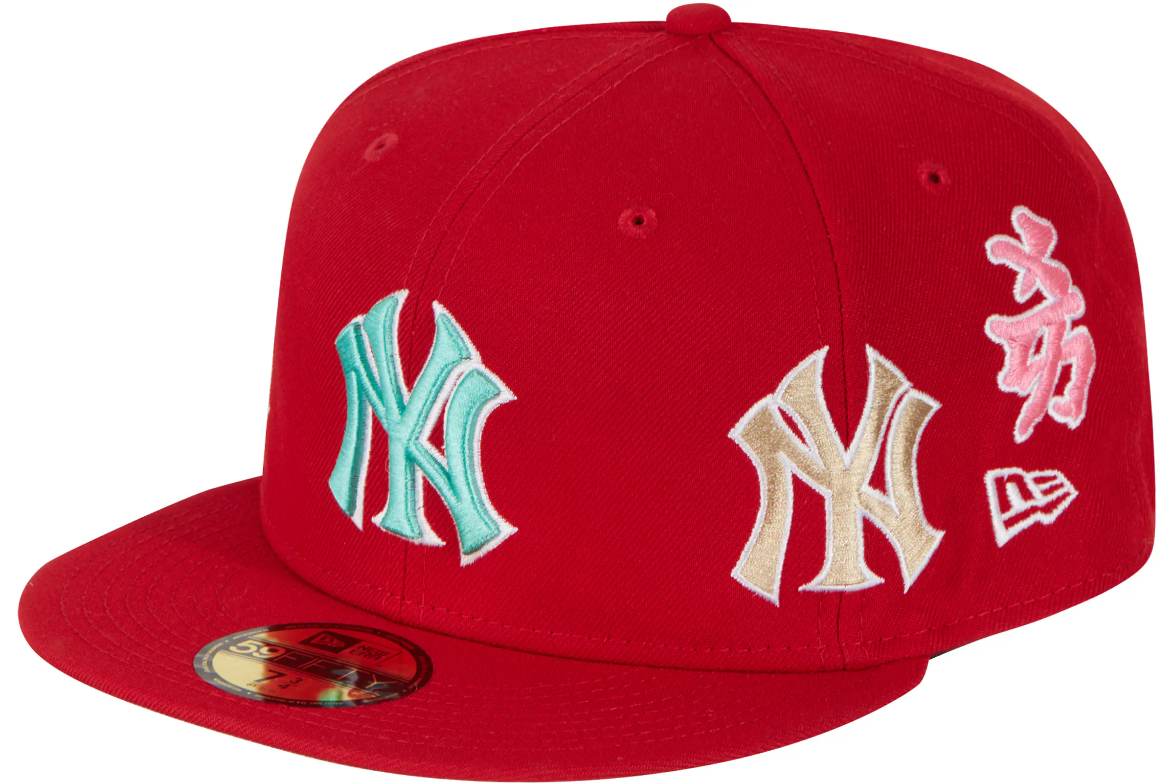 Supreme New York Yankees Kanji New Era Fitted Hat Red - FW22 - CN