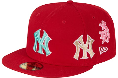 Gorra Cerrada Gorra New Era Yankees Roja Cap New York Yankees