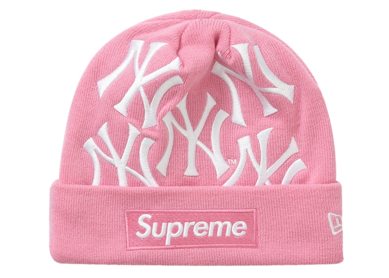 ネイビー状態Supreme New York Yankees Box Logo Beanie