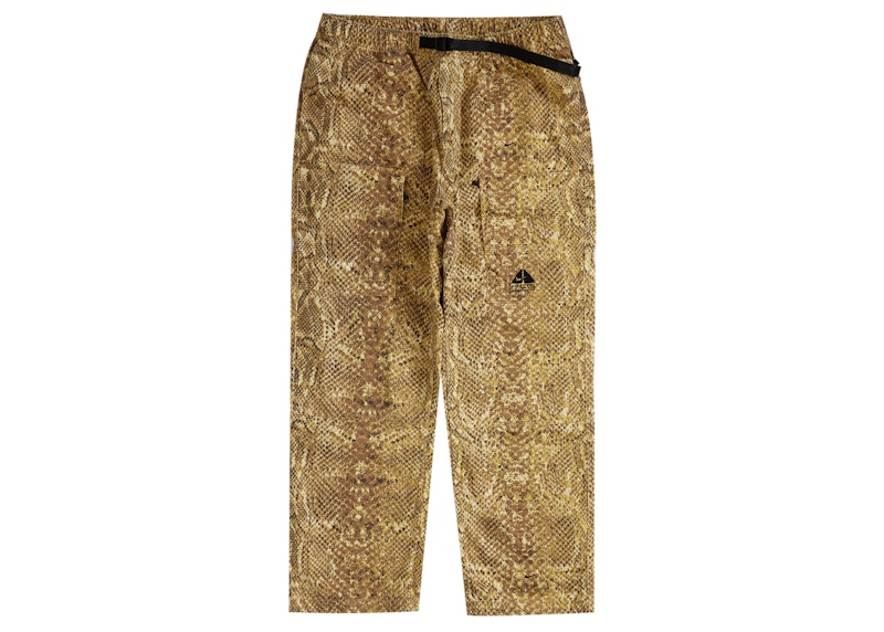 Supreme Nike ACG Belted Denim Pant Gold Snakeskin Men's - FW22 - GB