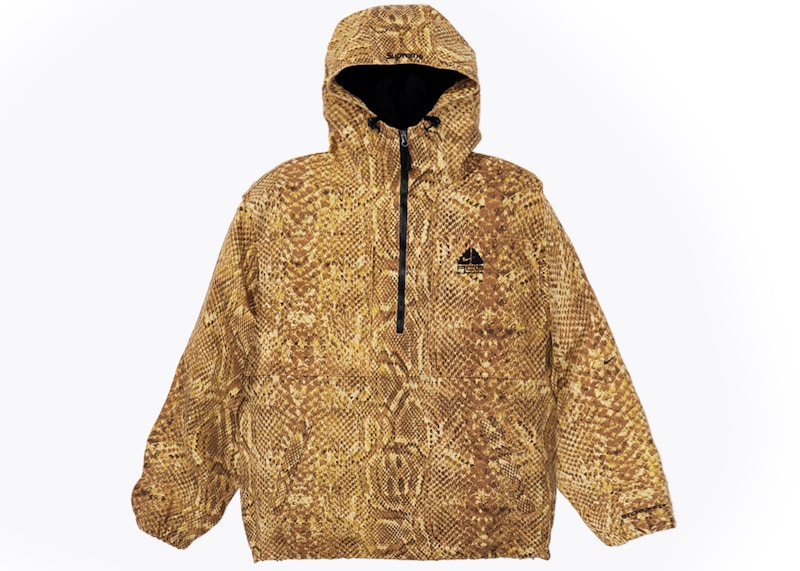 Supreme Nike ACG Denim Pullover Gold Snakeskin