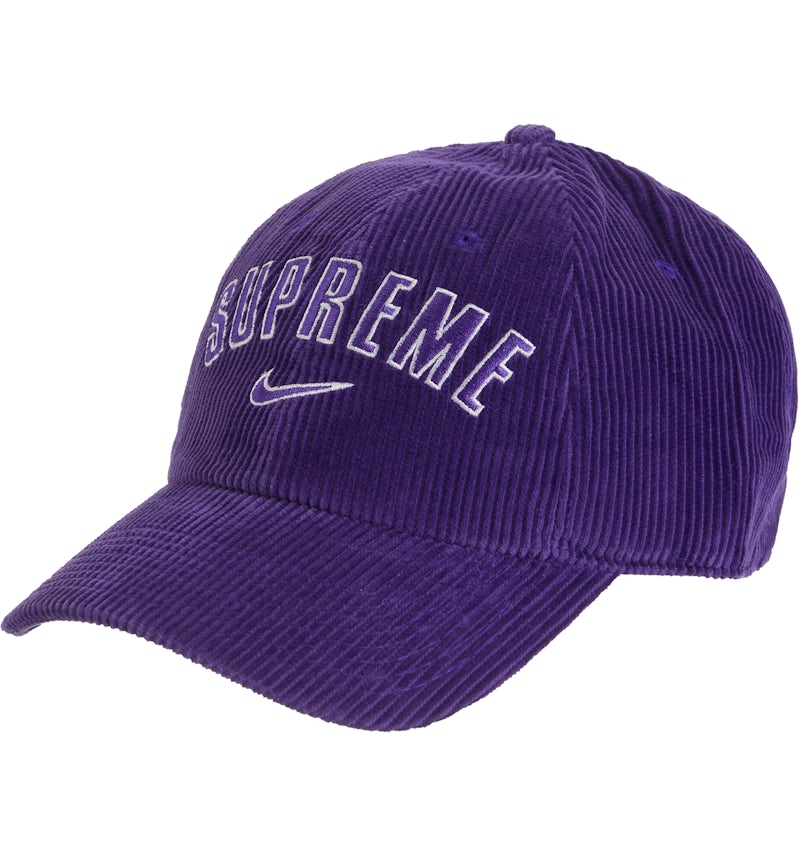 Supreme Nike Arc Corduroy 6-Panel Purple SS22 US - Main Image