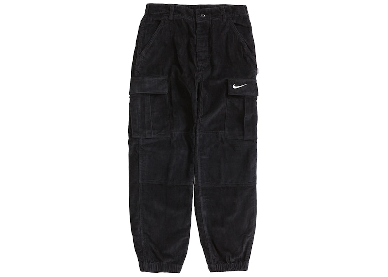 Supreme Nike Arc Corduroy Cargo Pant Black Men's - SS22 - GB