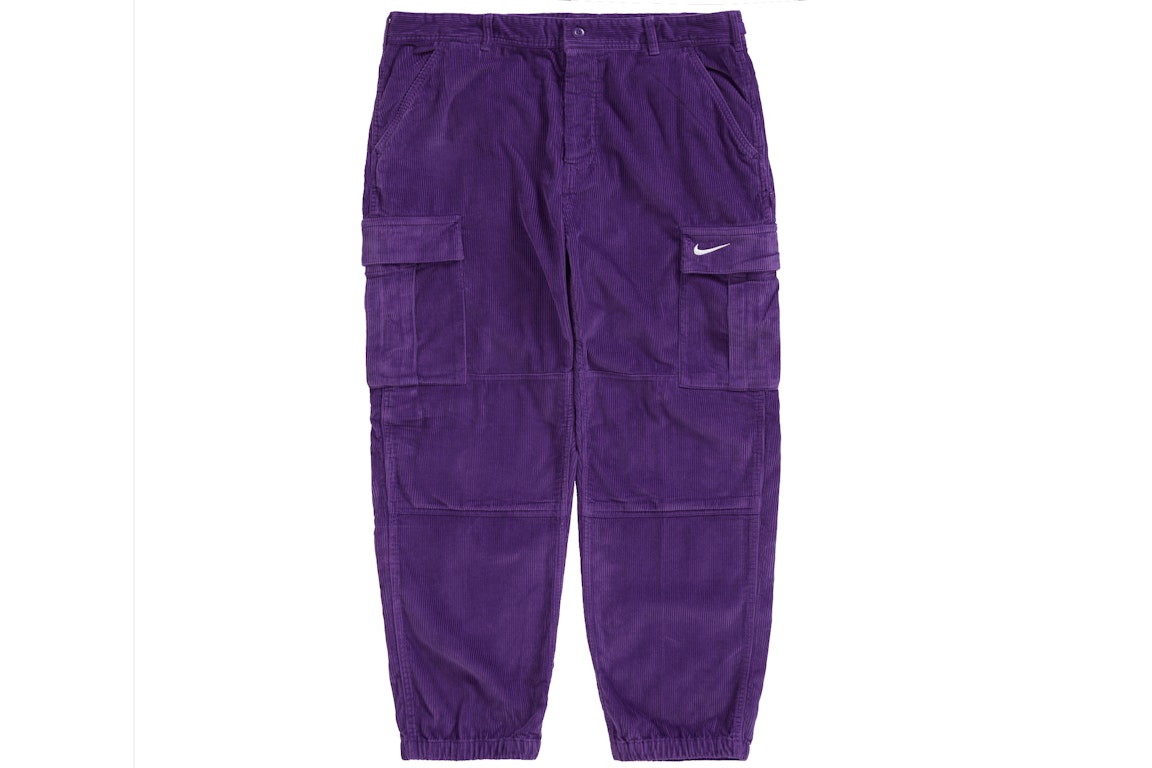Pre-owned Supreme Nike Arc Corduroy Cargo Pant Purple