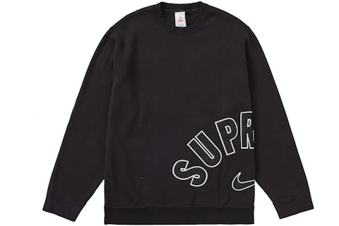 Supreme Nike Arc Crewneck Black Men's SS22 US - Main Image