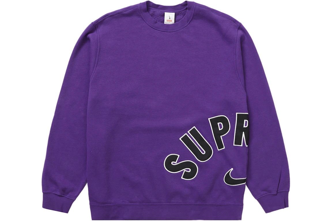 Supreme Nike Arc Crewneck Purple