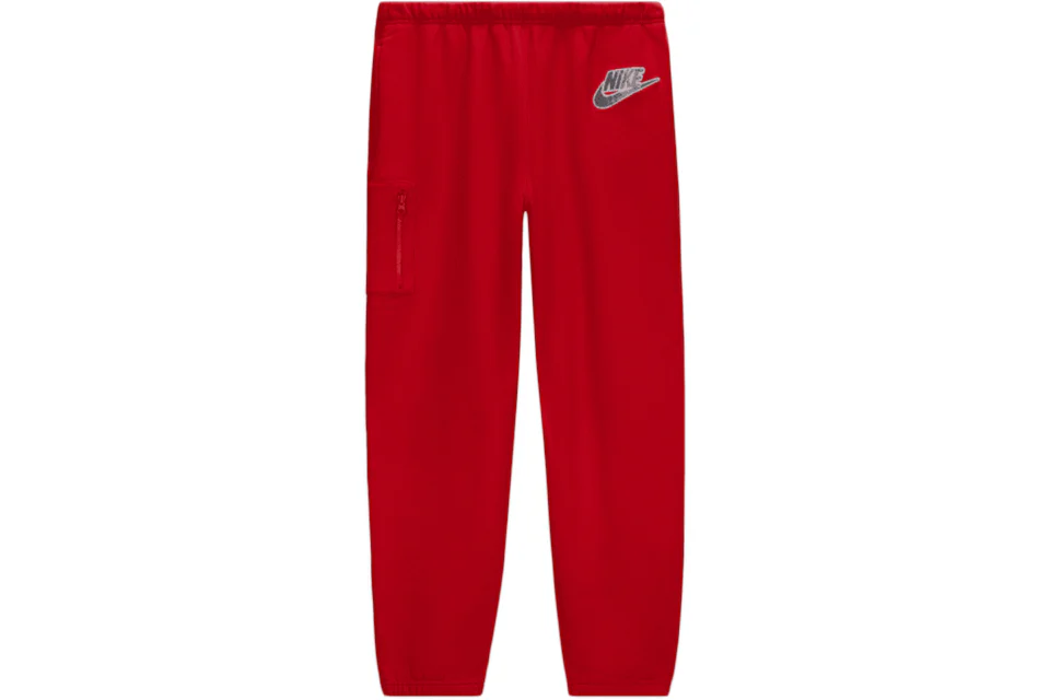 Supreme Nike Cargo Sweatpant Red Men's - SS21 - US
