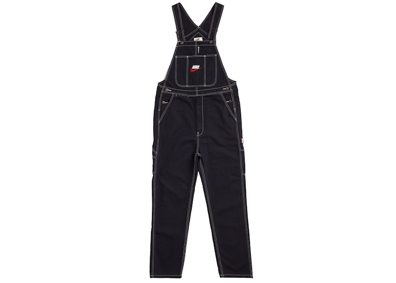 Supreme Nike Cotton Twill Overalls Black