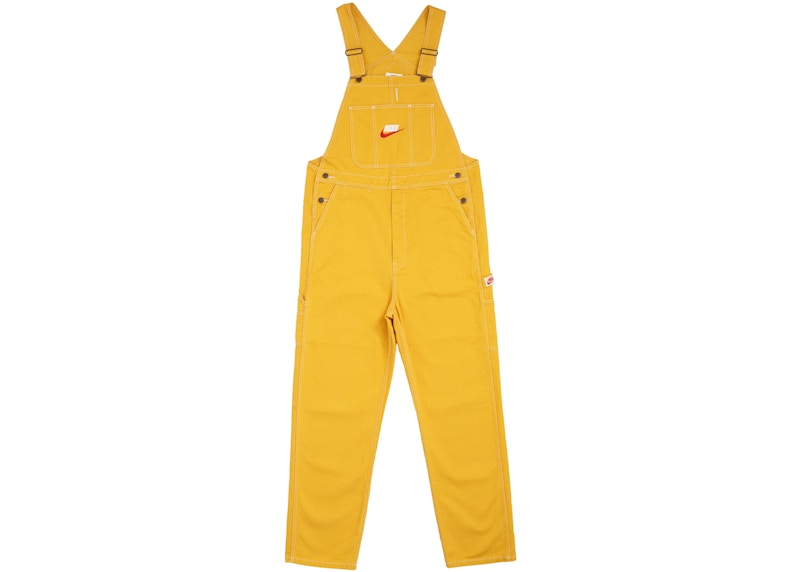 Supreme Nike Cotton Twill Overalls Mustard Men's - FW18 - US