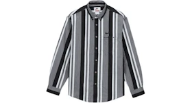 Supreme Nike Cotton Twill Shirt Black Stripe