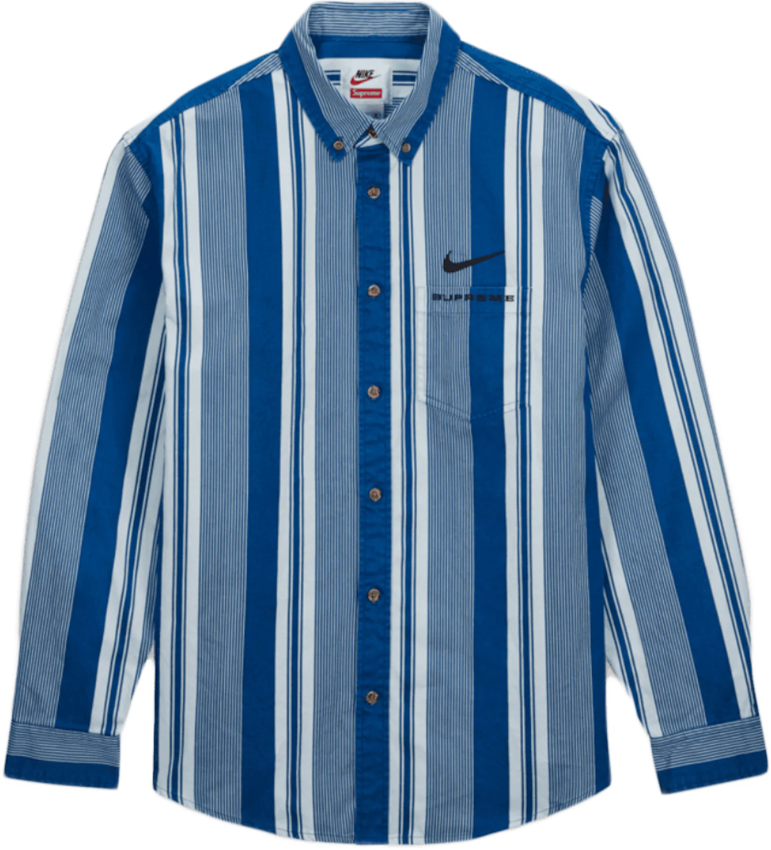 Supreme / Nike® Cotton Twill Shirt Blueトップス