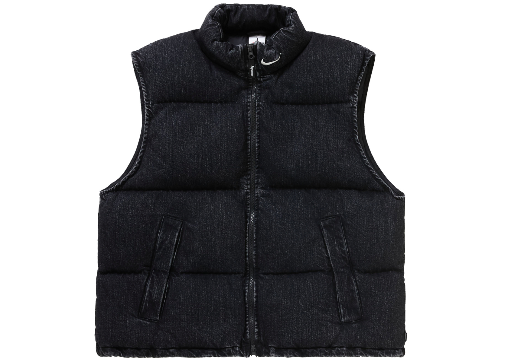 ブラック【24ss】Supreme/Nike Denim Puffer Vest