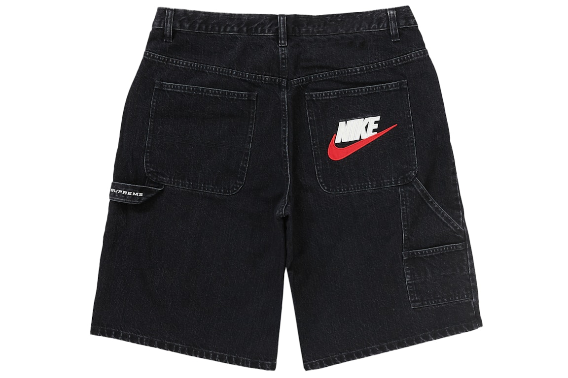 Pre-owned Supreme Nike Denim Short Black