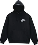Supreme Nike Hooded Sweatshirt Black Men's - SS24 - US