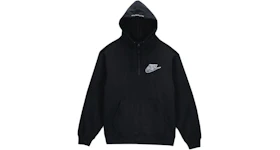 Supreme Nike Half Zip Hooded Sweatshirt Black