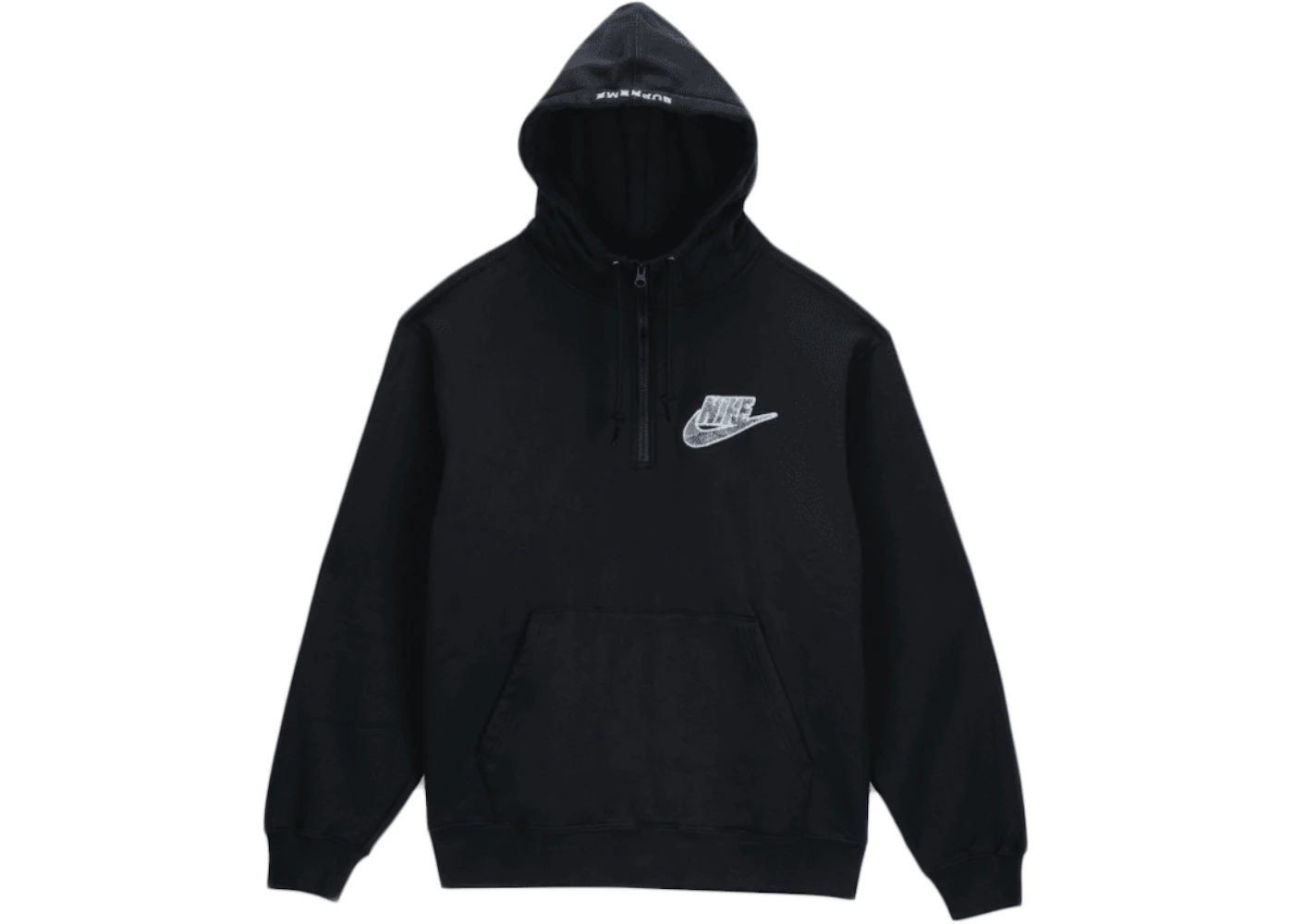 パーカー・フーディ Supreme Nike Half Zip Hooded Sweatshirt SS 21 2021 WEEK 3 Supreme Nike Half Zip Hooded Sweatshirt Black Men's - SS21 - US