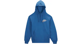 Supreme Nike Half Zip Hooded Sweatshirt Blue