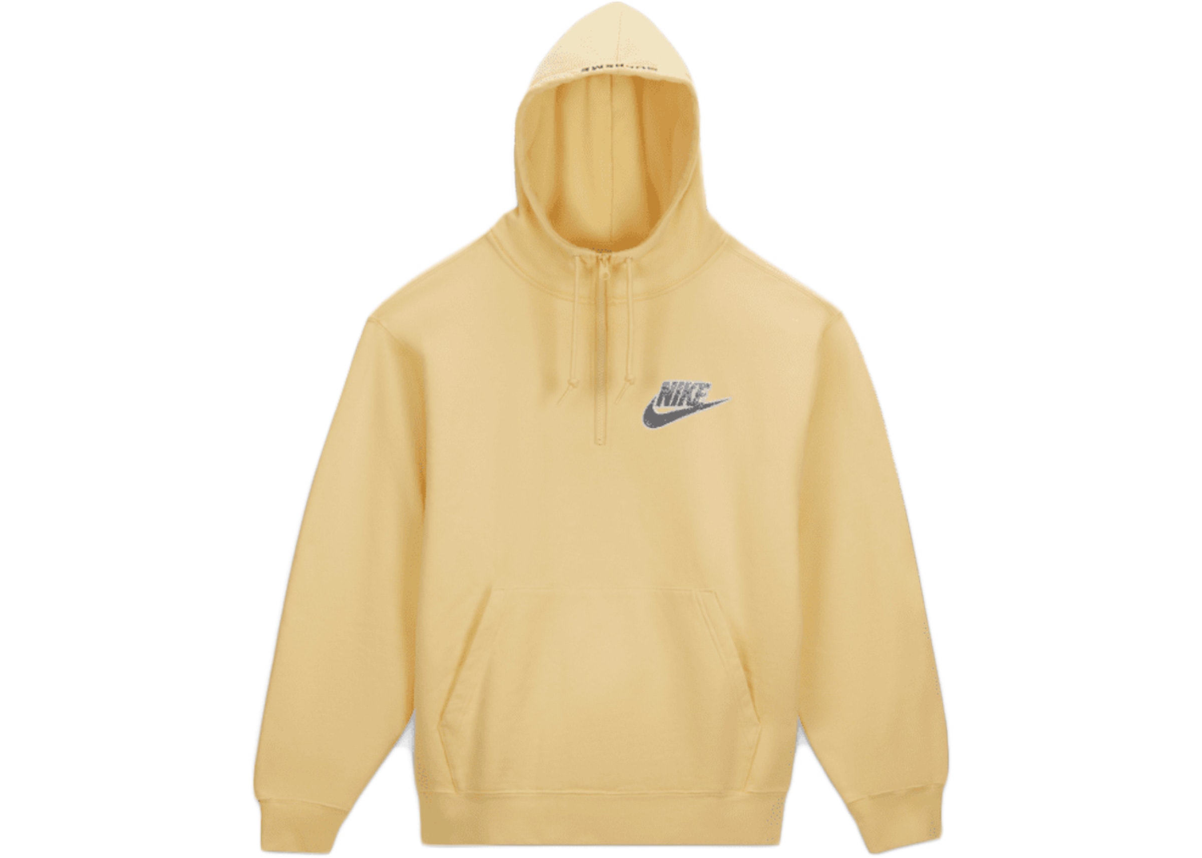 Supreme Nike Half Zip Sweatshirt Pale Yellow - SS21 -