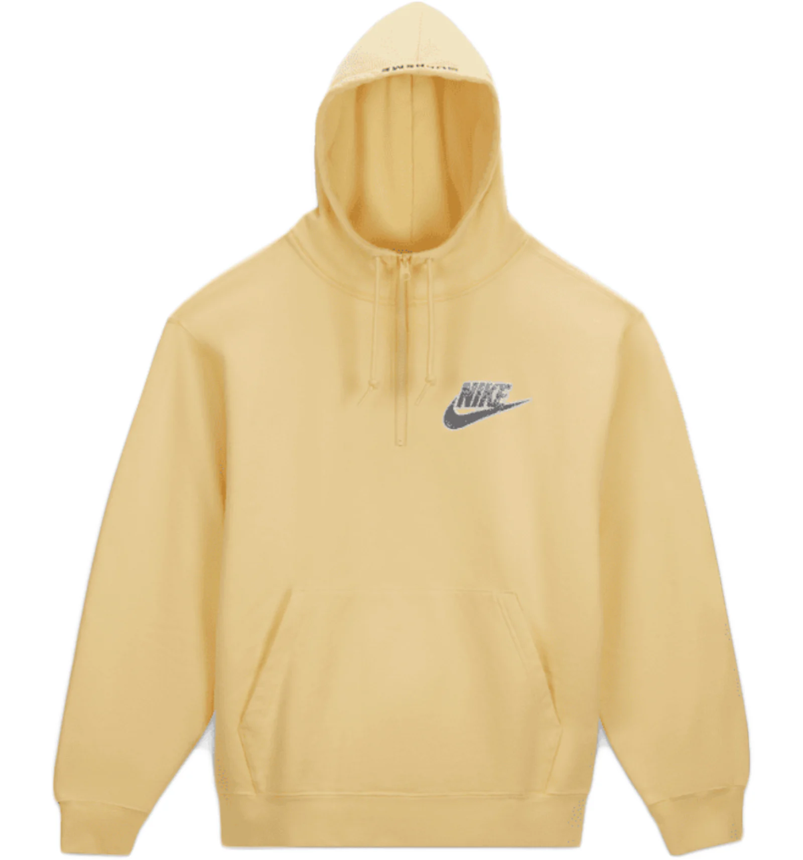 Neon yellow top nike half zip