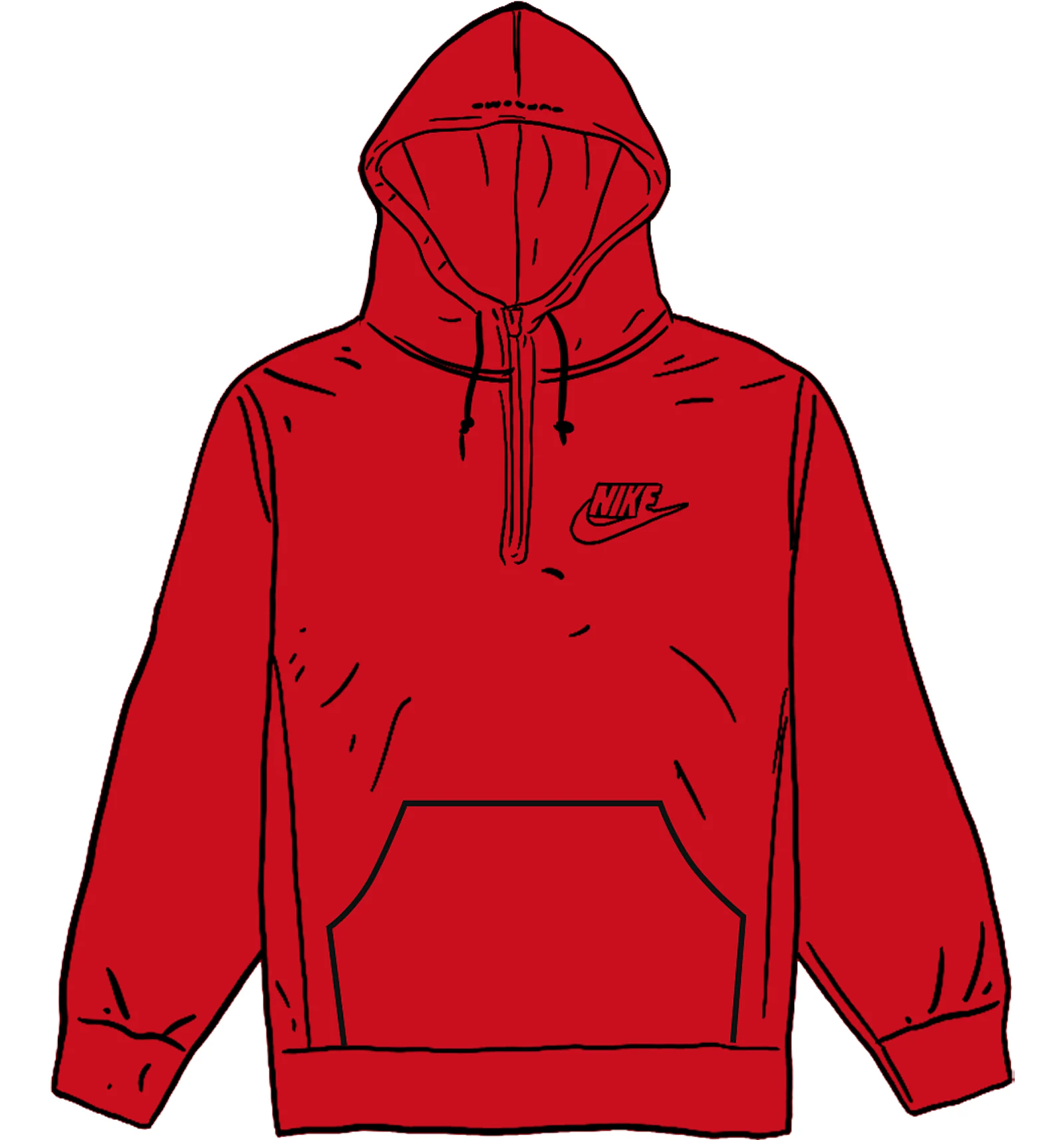 Supreme half hot sale and half sweatshirt