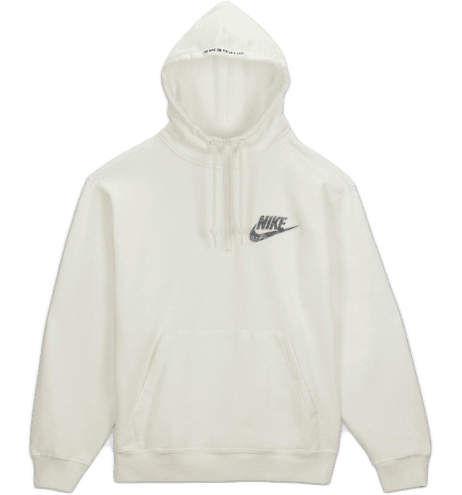 Supreme Nike Half Zip Hooded Sweatshirt White