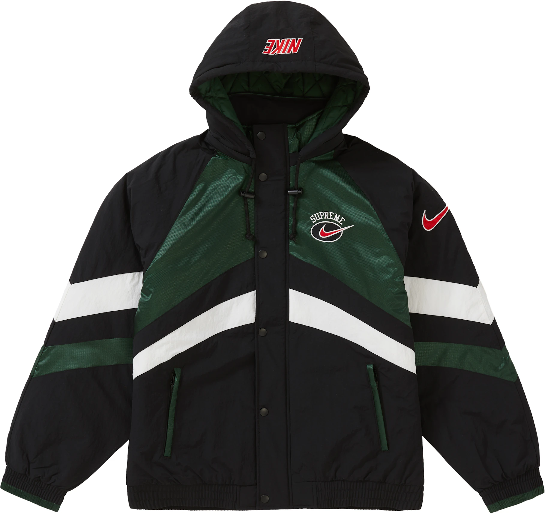 Barbero escaramuza bandera nacional Supreme Nike Hooded Sport Jacket Green - SS19 - ES