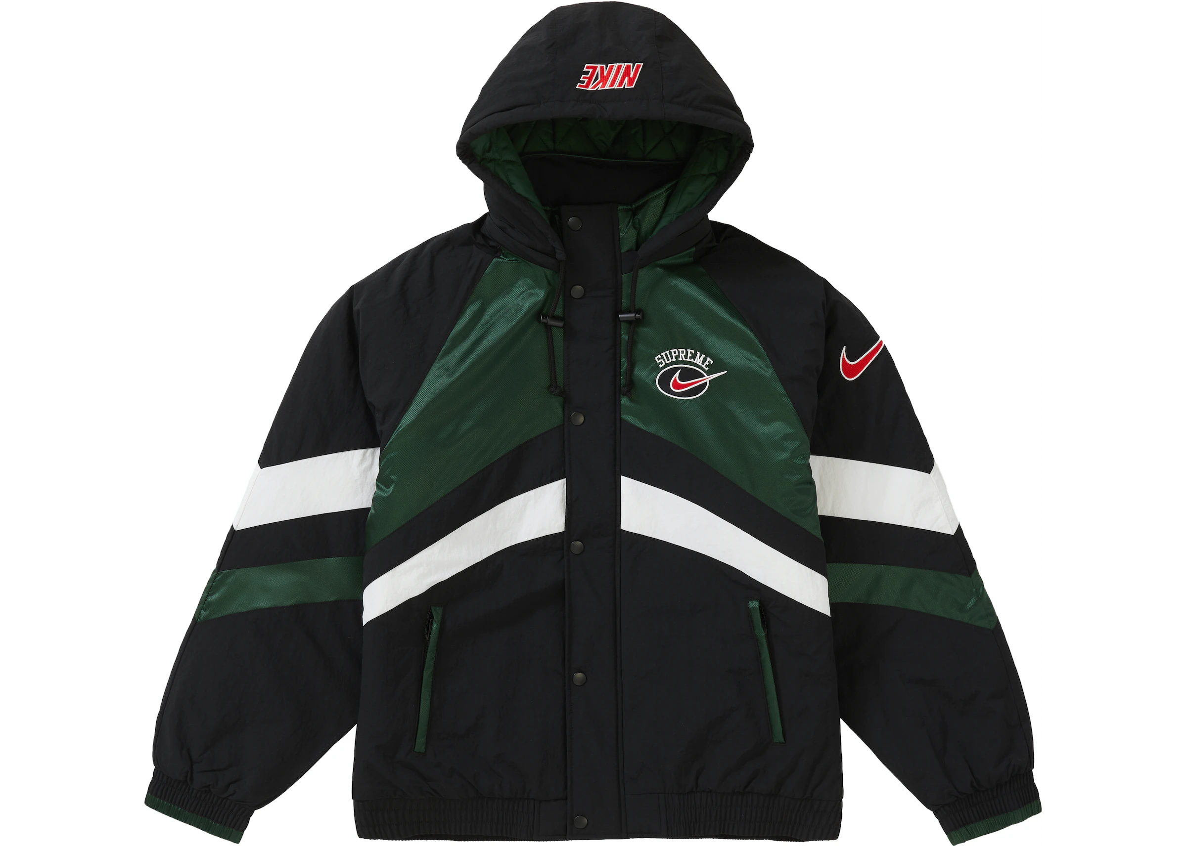 Behoort mosterd lenen Supreme Nike Hooded Sport Jacket Green - SS19 - US