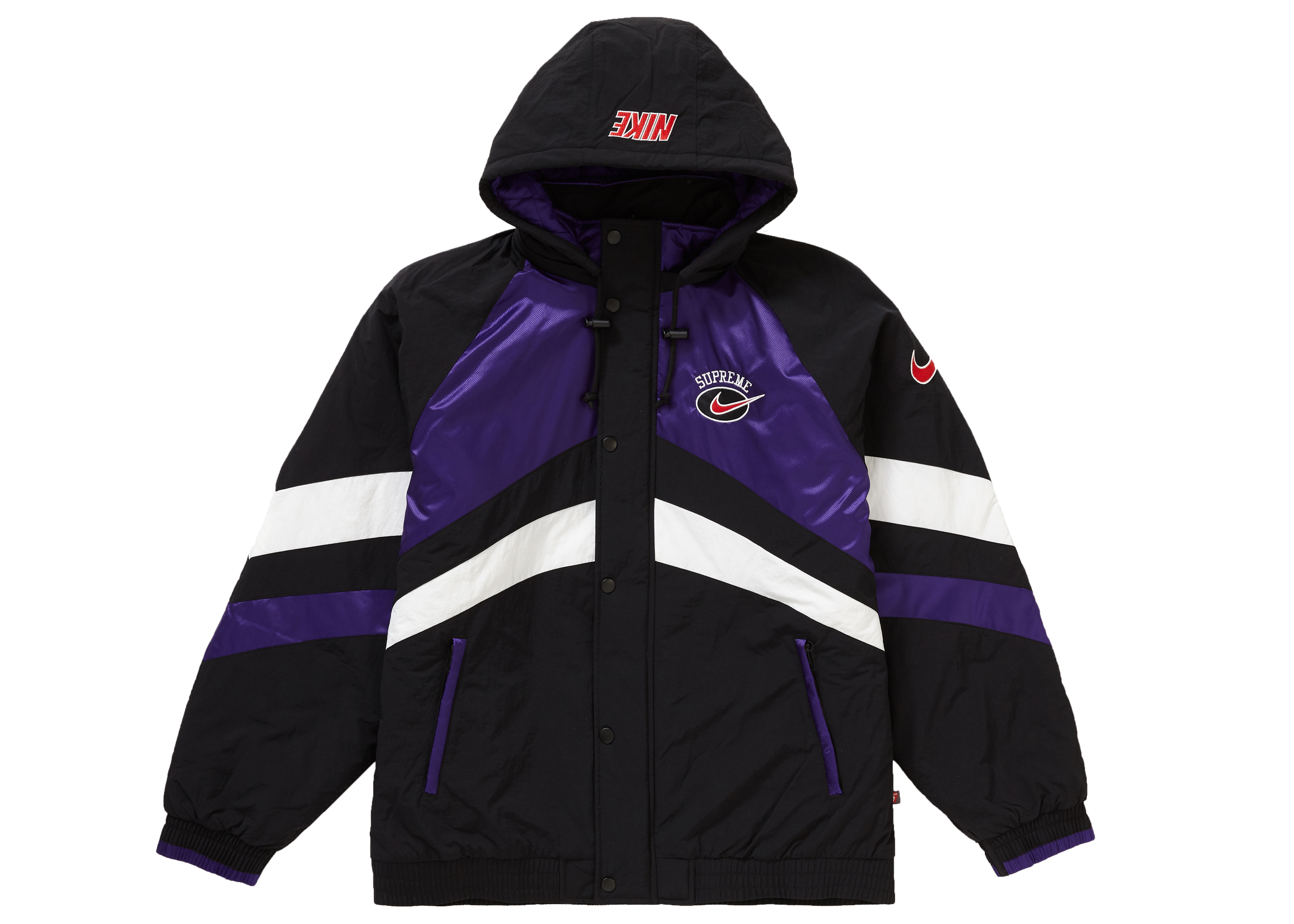 purple and black nike jacket