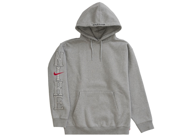 Supreme Nike Hooded Sweatshirt Heather Grey メンズ - SS24 - JP