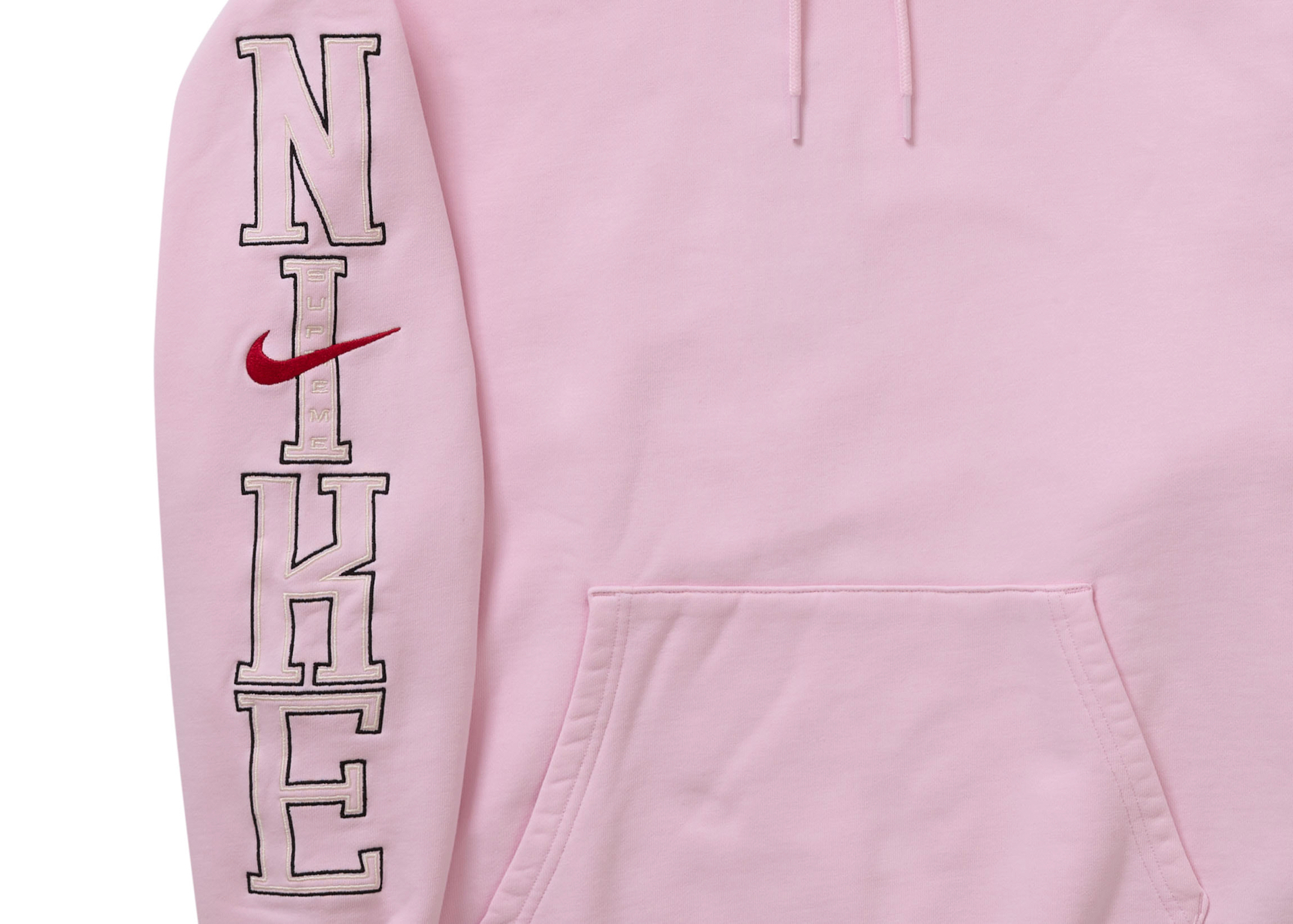 Supreme Nike Hooded Sweatshirt Light Pink Hombre - SS24 - ES