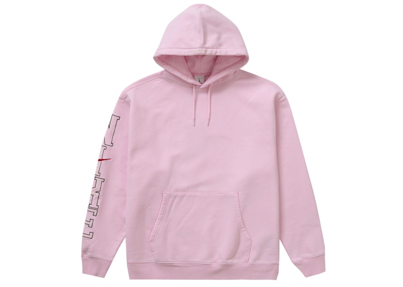 Supreme Nike Stripe Hooded Sweatshirt Tan Men's - SS19 - US