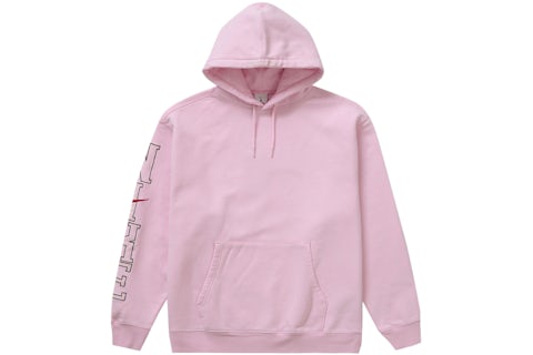 Supreme Nike Hooded Sweatshirt Light Pink Men's SS24 US