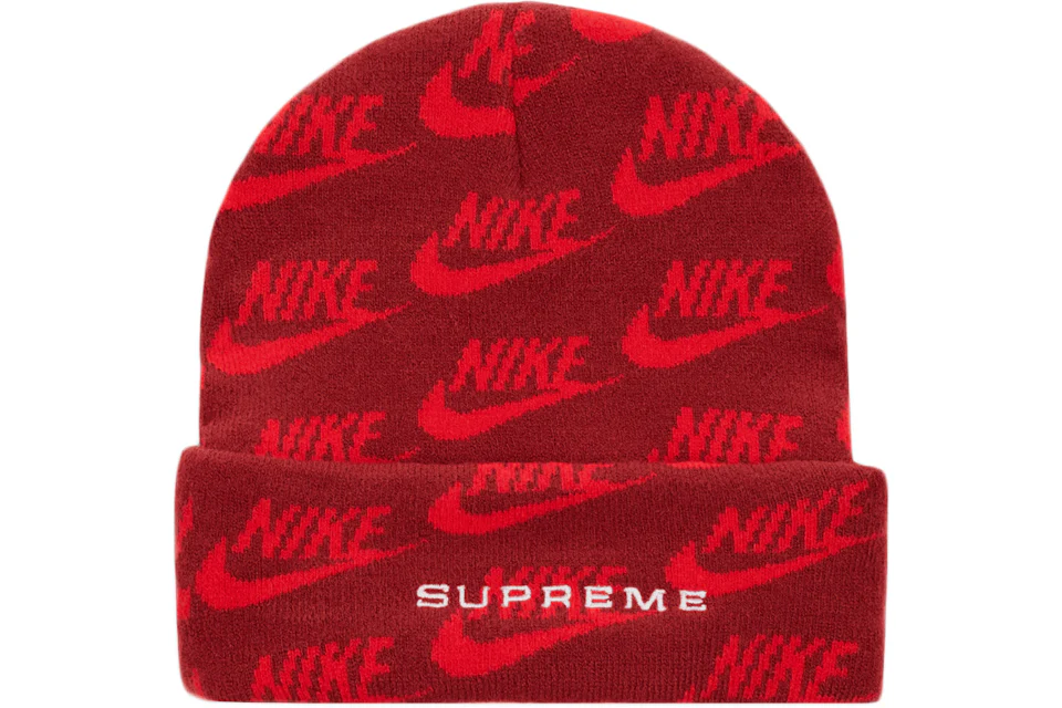 Nike sales beanie red