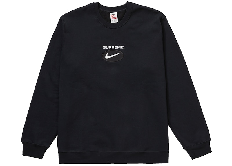 Supreme Nike Jewel Crewneck Black Men's - FW20 - GB