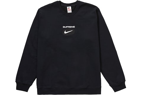 Supreme Nike Jewel Crewneck Black Men's FW20 US