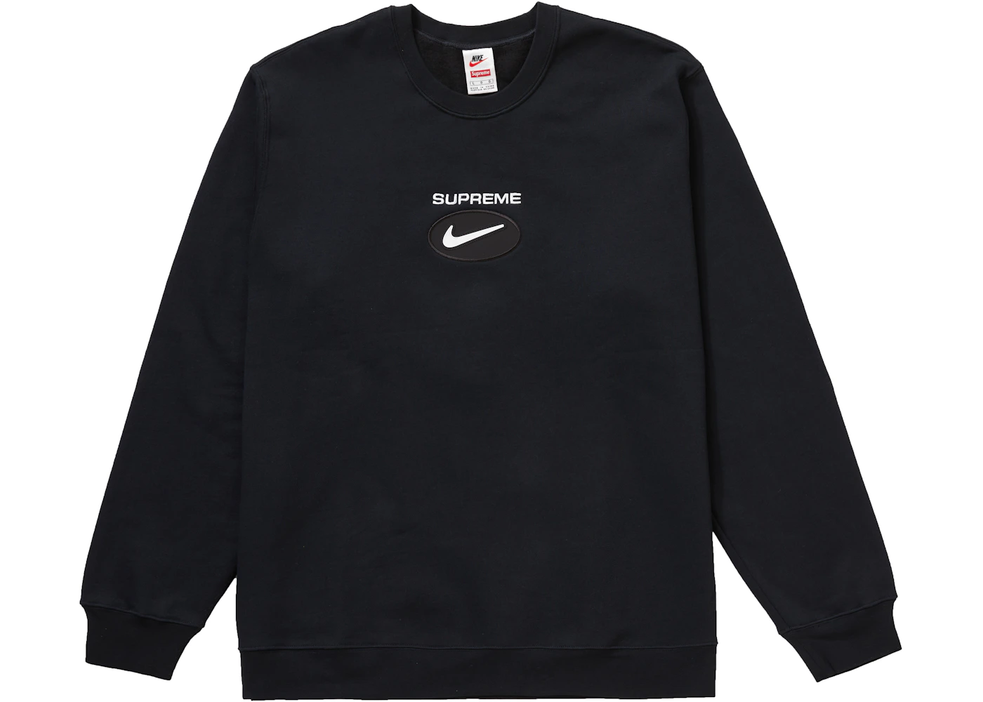 Supreme Nike Jewel Crewneck Black Men's FW20 US
