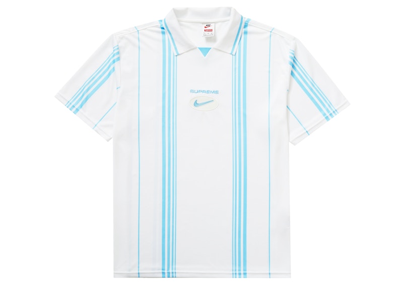 white nike soccer jersey