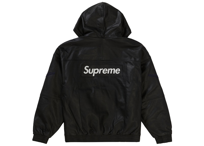 Supreme Nike Leather Anorak Black Men's - FW19 - US